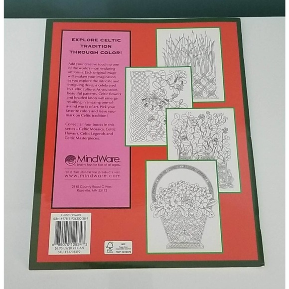 Set of 3 MindWare Coloring Books - Never Used - Picture 5 of 5